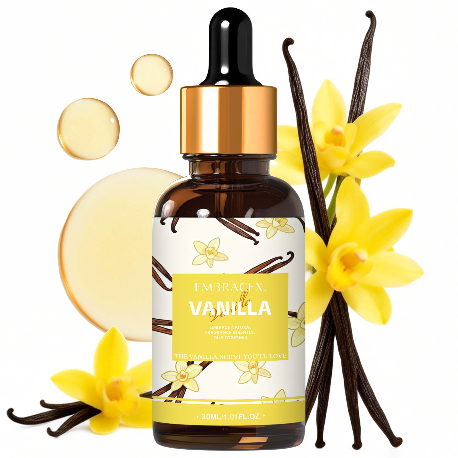 Silk Candle - Oli Essenziali alla Vaniglia da 30ml