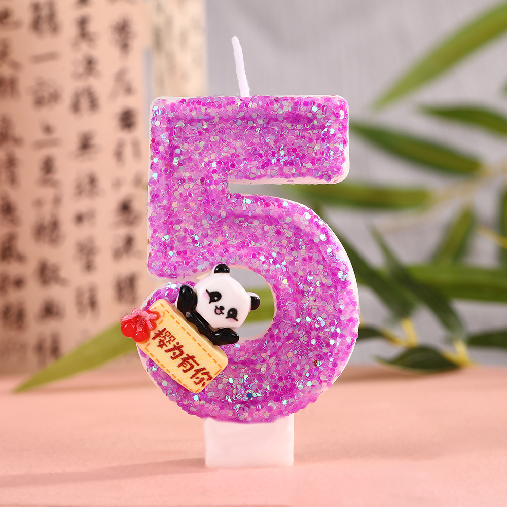 Paraffin Wax - Candela digitale a forma di panda