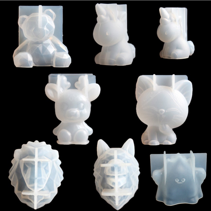 Candle Molds - Stampi in resina epossidica siliconica trasparente