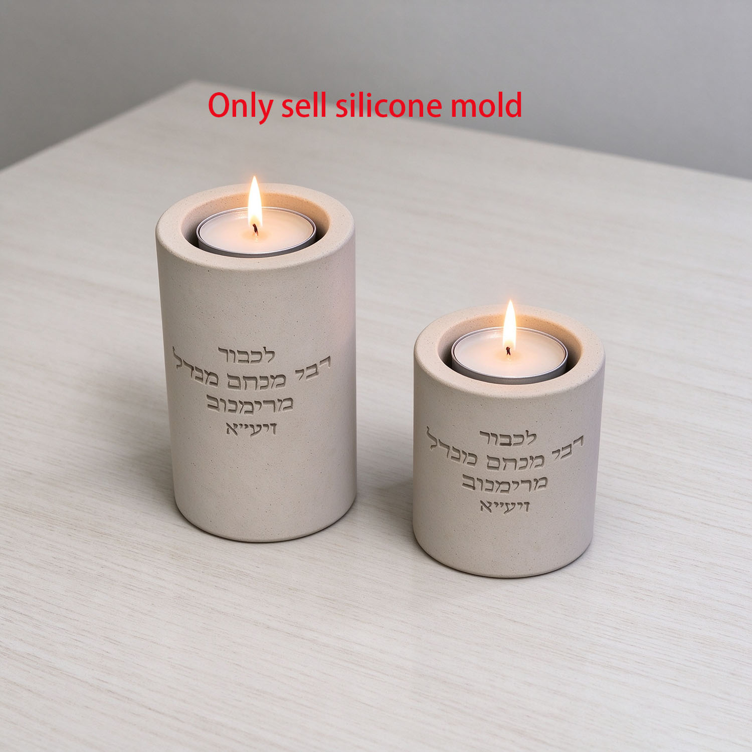 Candle Lighter - Stampo in silicone per portacandele commemorativo