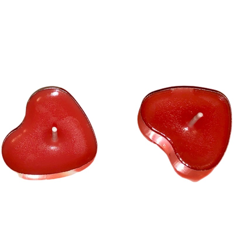 100 set a forma di cuore vuoto - Candle Containers recensione e prezzo
