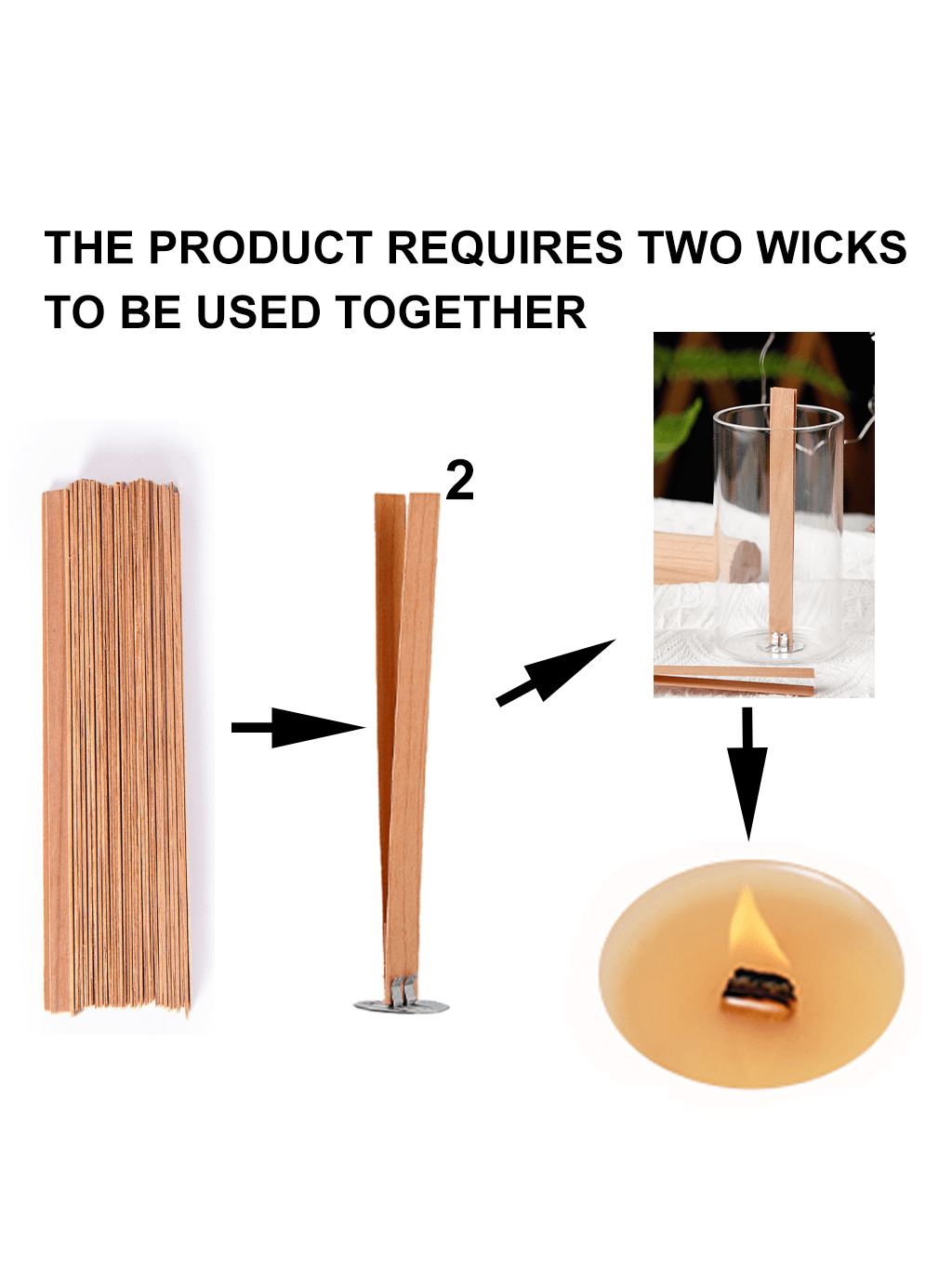 40 stoppini per candele in leg - Candle Wick recensione e prezzo