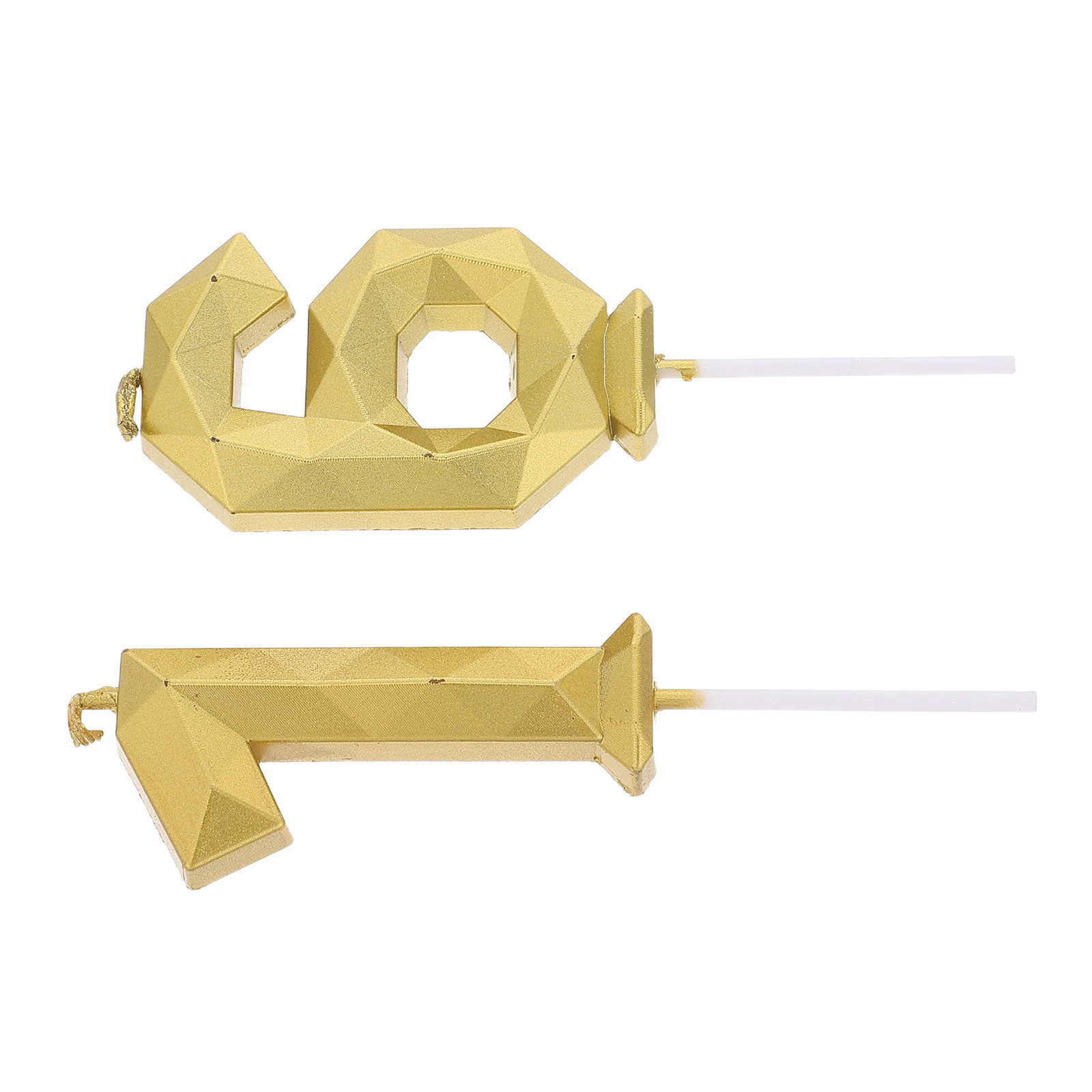 2 candele a forma di numero 3D - Paraffin Wax recensione e prezzo