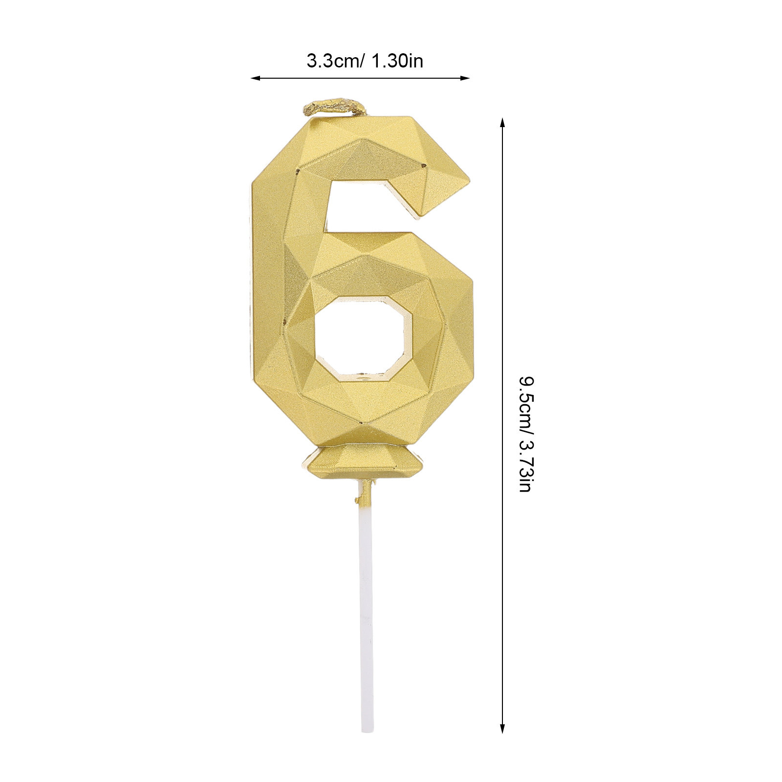 2 candele a forma di numero 3D - Paraffin Wax recensione e prezzo