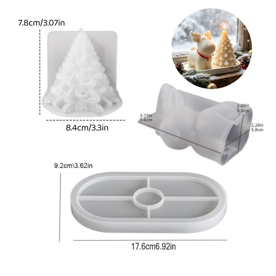 Set di 3 Stampi in Silicone pe - Candle Making Kit recensione e prezzo