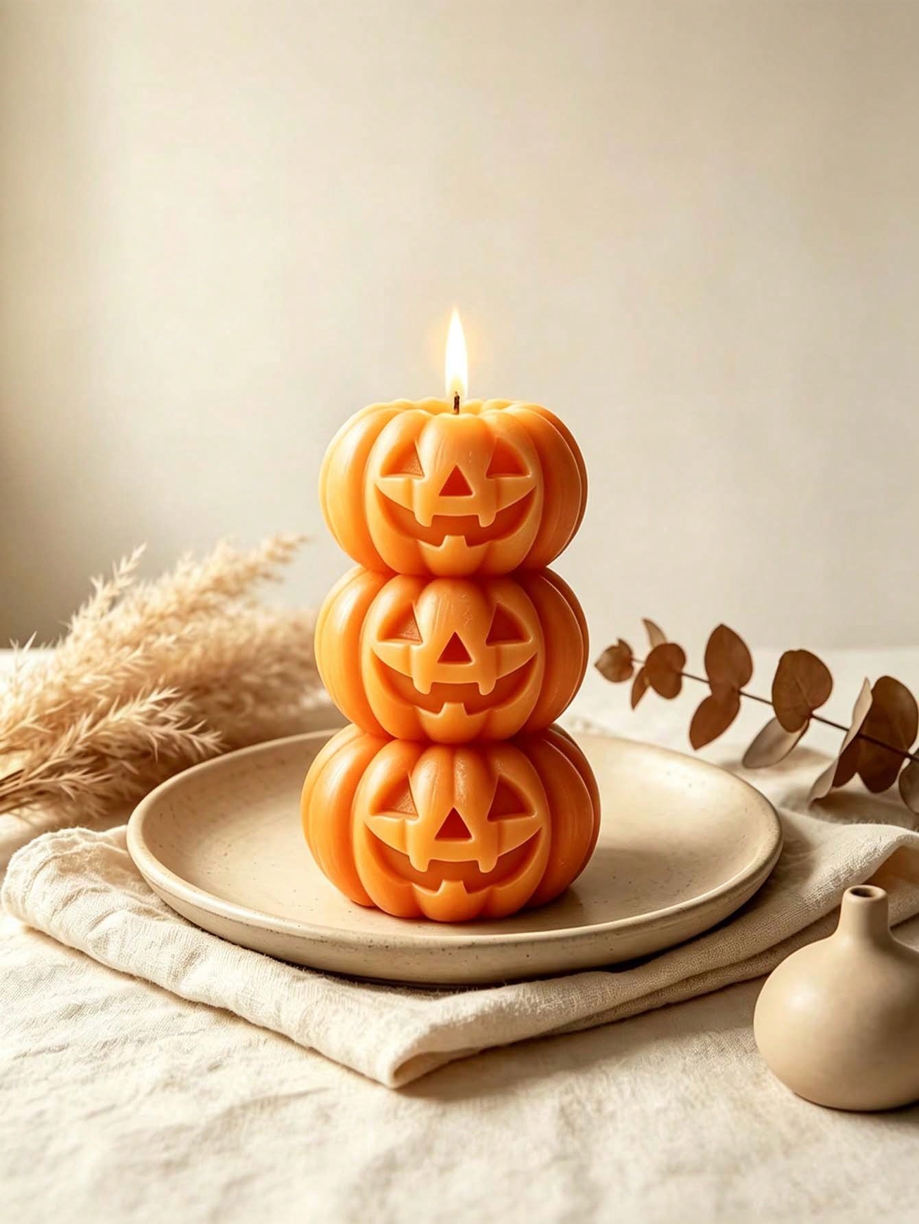 1 candela a forma di zucca a 3 - Candle Fragrance recensione e prezzo