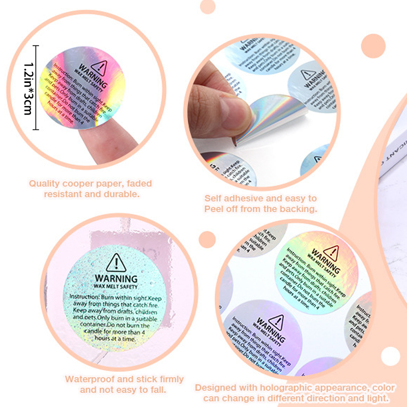 Etichette di avvertimento per  - Candle Containers recensione e prezzo